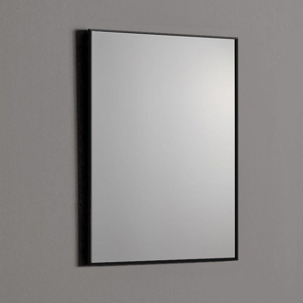 Rahmenspiegel 50X70 ohne Beleuchtung mit schwarzem Harzrahmen