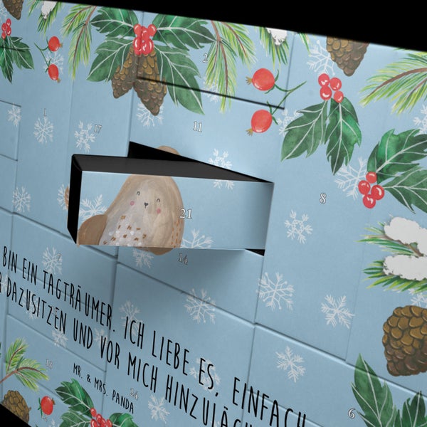 Mr. & Mrs. Panda Befüllbarer Adventskalender Robbe Lachen - Blau Pastell