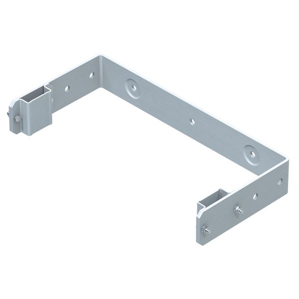 Metallwinkel mit Bohrungen für Befestigungen