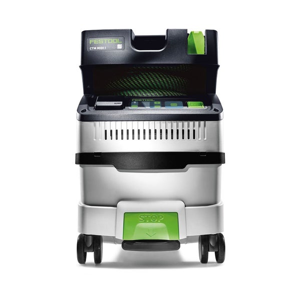 Festool CTM MIDI I CLEANTEC Absaugmobil ( 574822 ) Set mit 1x Nassfilter, 5x Filtersack und Bau Reinigungsset