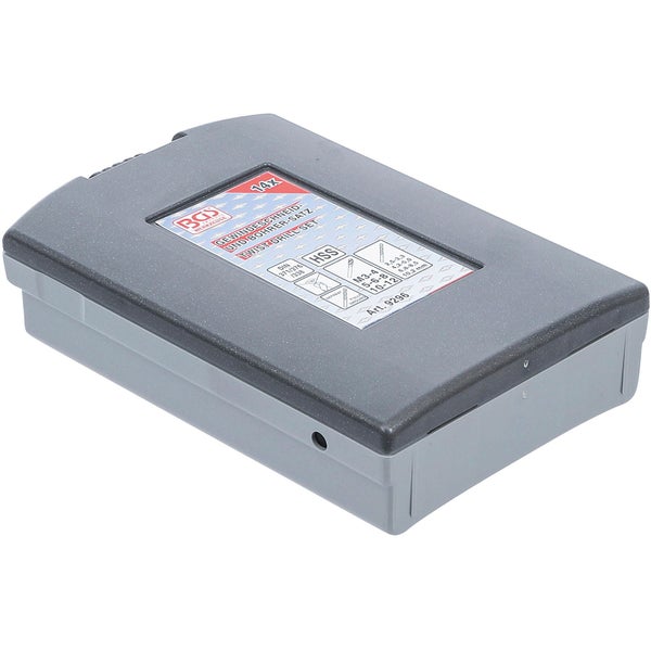 BGS Werkzeuge Gewindeschneid und Bohrer Satz im Koffer, 14-teilig