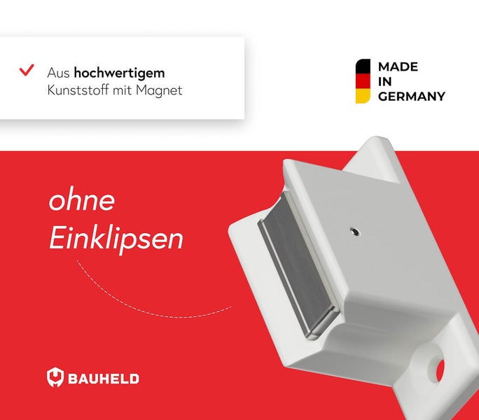 Bauheld Magnetischer Türfeststeller aus Kunststoff