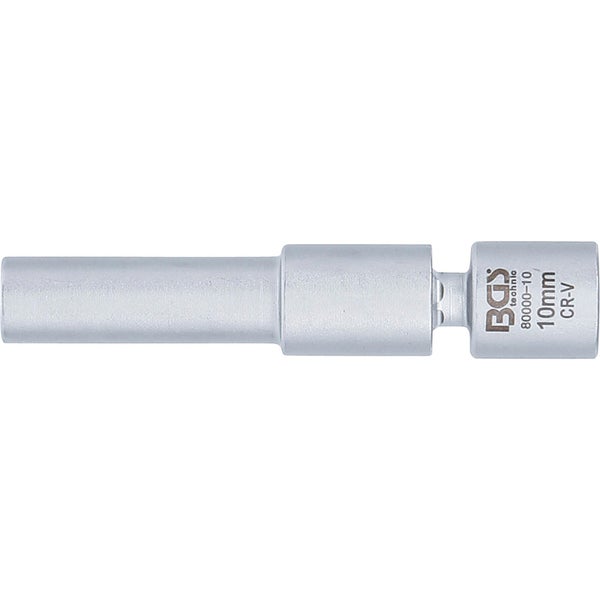 BGS Glüh- und Zündkerzen-Gelenk-Einsatz Antrieb Innenvierkant 10 mm (3/8) SW 10 mm - 80000-10