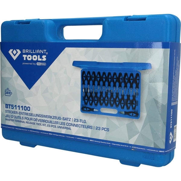 BRILLIANT TOOLS Stecker-Entriegelungswerkzeug-Satz 23tlg. - BT511100
