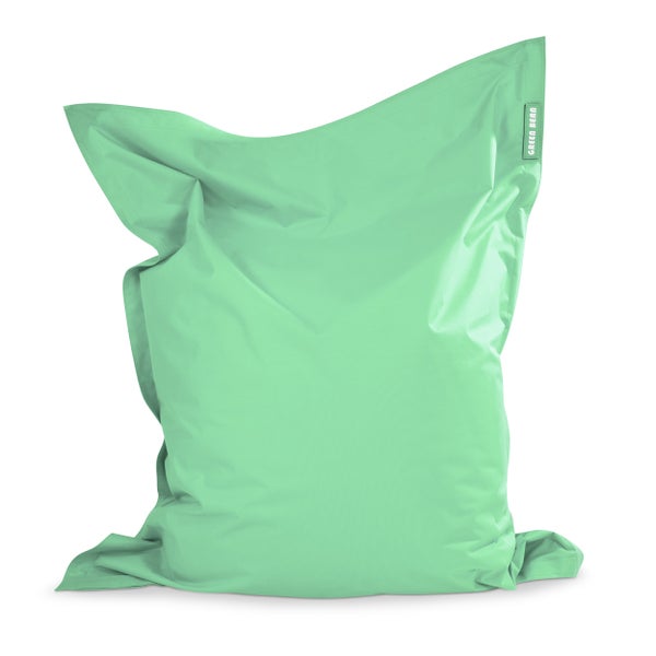 Green Bean© Sitzsack XXL 140x180cm 380 Liter Kinder & Erwachsene Bean Bag EPS Perlen Füllung Riesensitzsack Groß Draußen Outdoor Liegekissen Waschbar Wetterfest Lounge Sitzkissen Bodenkissen Mint Grün