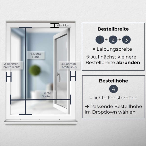 CLIP'N'SHADE Grau - Aussenrollo gegen Hitze, Jalousie, Sichtschutz und Abdunkelung für Fenster, Hitzeschutz Rollo ohne Bohren (Breite: 110 cm, Höhe: 91-140 cm, Blickdicht)