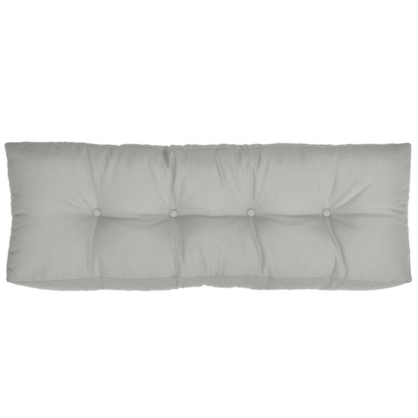Beautissu ECO Elements Palettenkissen Rücken 120x40x10cm Grau