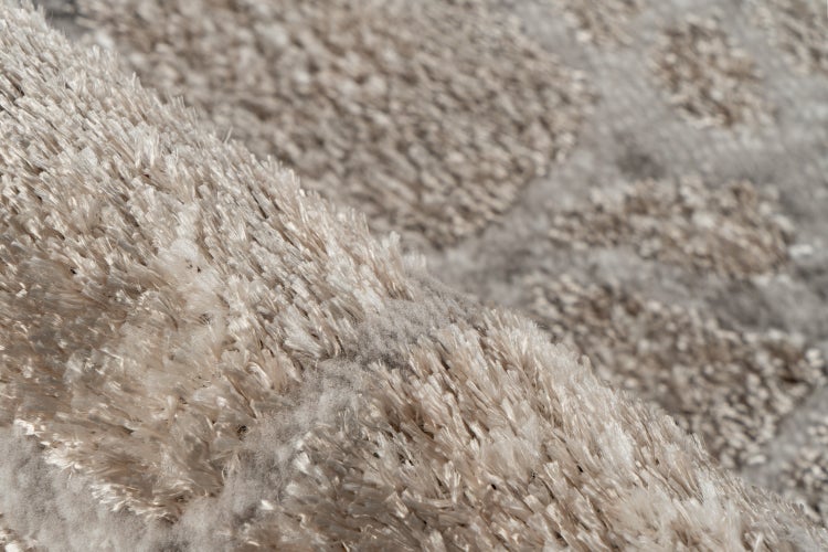 Strukturierter Hochflor Teppich mit weicher Haptik
