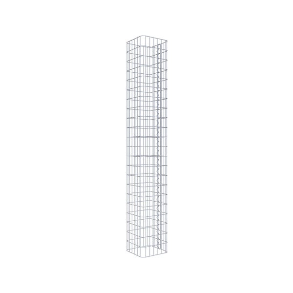 Gabionensäule 32 x 32 cm, MW 5 x 10 cm eckig - Höhe: 2,20 m