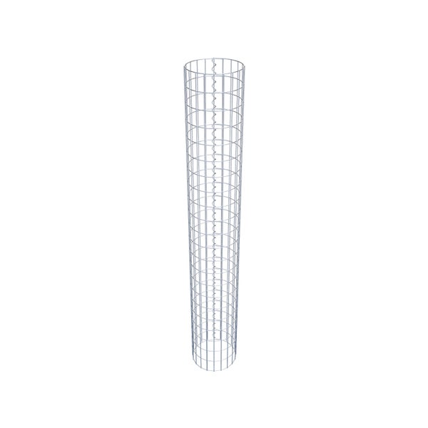 Gabionensäule Durchmesser 32 cm, MW 5 x 10 cm rund - Höhe: 2,20 m