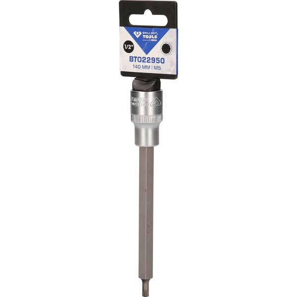 Brilliant Tools Steckschlüsseleinsatz, 140 Millimeter, M5