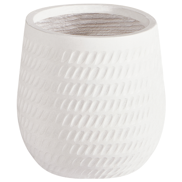 Blumenkübel LIVADIA 20 cm Cremeweiß