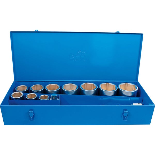 Steckschlüsselsatz mit Ratschenfunktion, Verlängerungen und Stecknüssen