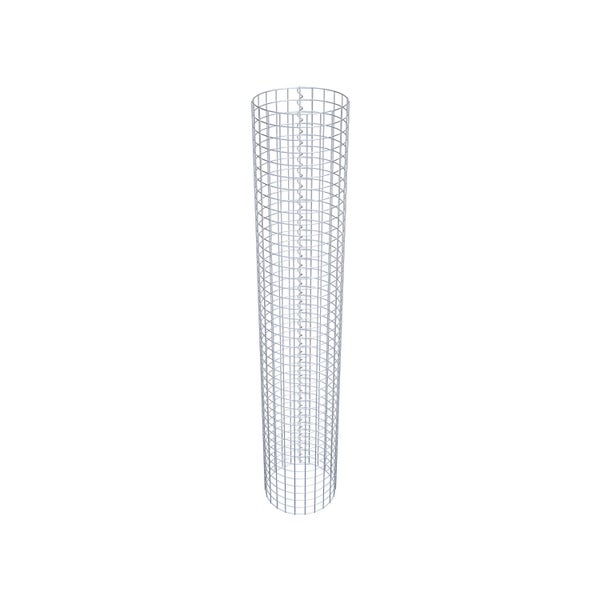 Gabionensäule Durchmesser 37 cm MW 5 x 5 cm rund - Höhe: 210 cm