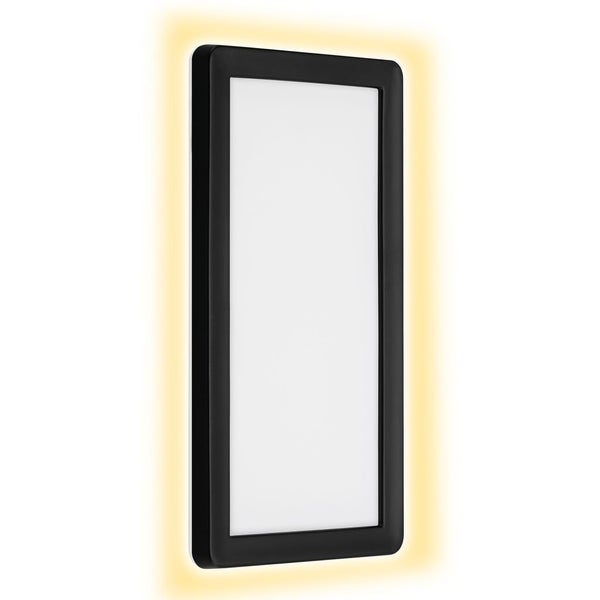 LED Außenwandleuchte Außenlampe schwarz Kunststoff 16W 4000K IP44 Telefunken