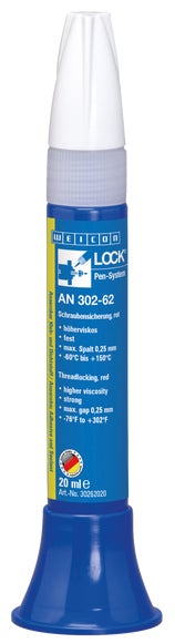 WEICONLOCK® AN 302-62 Schraubensicherung|fest, höherviskos|20 ml|rot