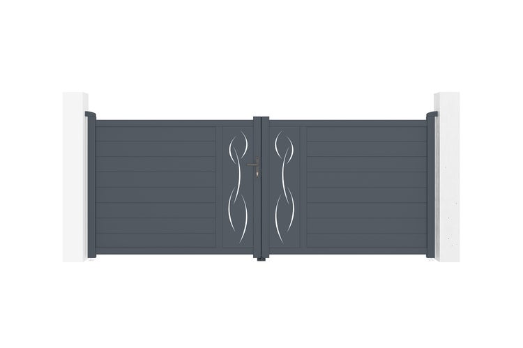 Elektrisches Flügeltor 3,5 m LIFE 350B140 + Motorisierung RANGER B150