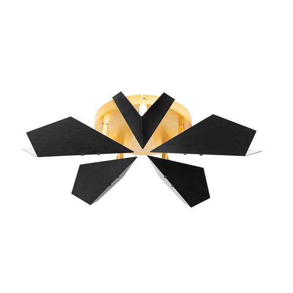 Deckenleuchte mit sechsflügeligem Design
