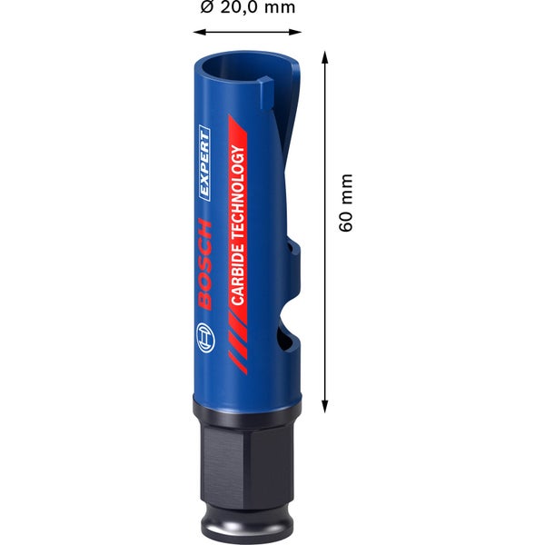 Bosch Expert Construction Material Lochsäge 20 x 60 mm - 2608900452