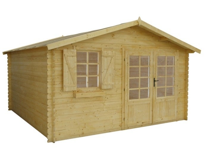 Gartenhaus, Gerätehaus 16m2 - 4x4m - 28mm