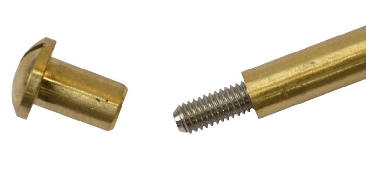 Ersatzteile Teakmöbel Ersatzschraube Messing Hülsenschraube 89-mm 3-teilig
