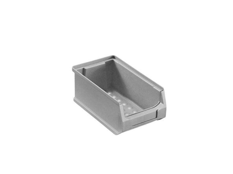 PROREGAL Graue Sichtlagerbox 2.0 HxBxT 7,5 x 10 x 17,5 cm 0,8 Liter Sichtlagerbehälter Sichtlagerkasten Sichtlagerkastensortiment Sortierbehälter