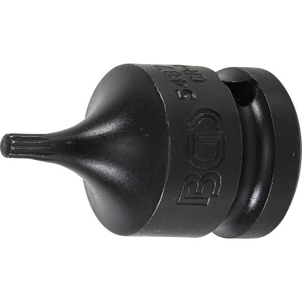 BGS Kraft-Bit-Einsatz Antrieb Innenvierkant 12,5 mm (1/2) Innenvielzahn (für XZN) M4 - 5487-M4