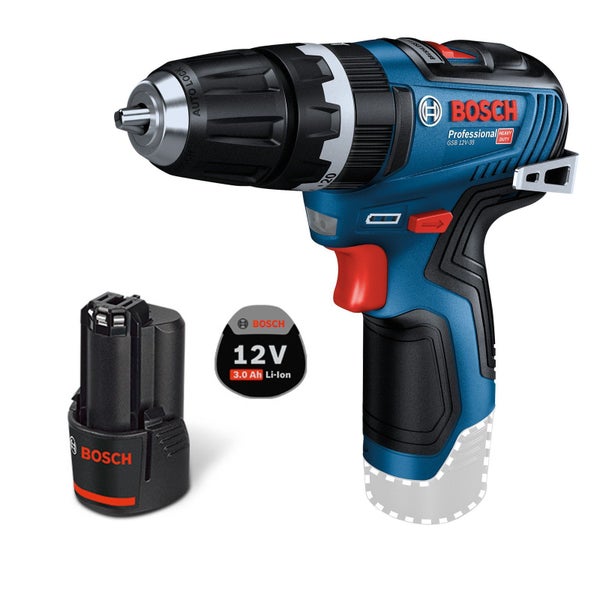 Bosch Akku-Schlagbohrschrauber GSB 12V-35 / 1x 3,0 Ah Akku