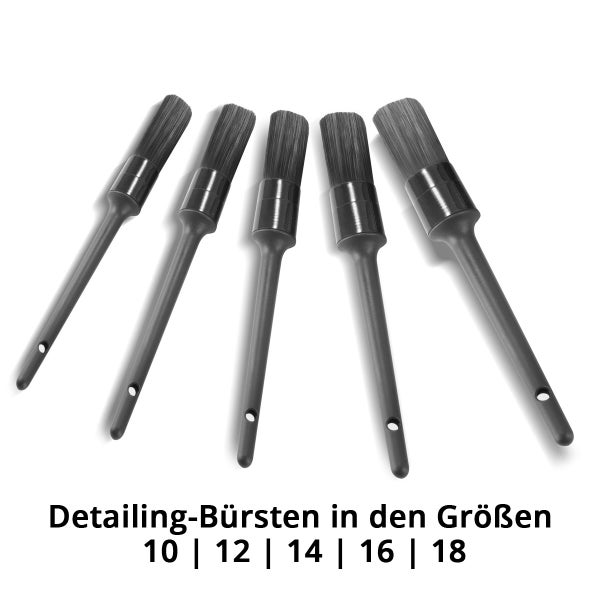 STAHLWERK Auto Reinigungsbürsten 10er Set Autopflege Pinsel Detailing Bürsten