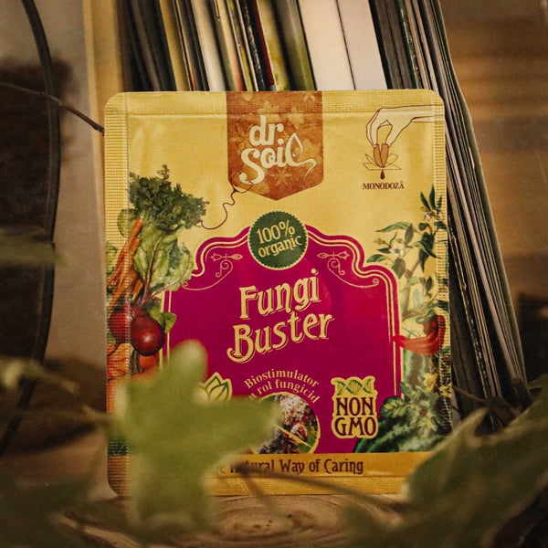 Dr.Soil FUNGI BUSTER, Biostimulator mit fungizider Wirkung, 10ml Einzeldosis pro 1L Sprühlösung