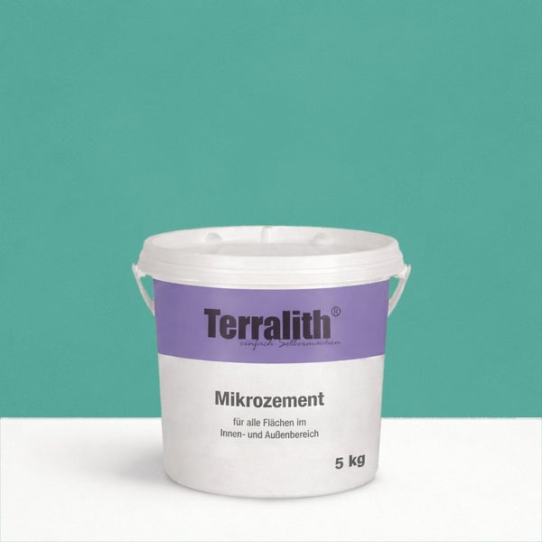 Terralith Mikro Zement für den Innen- und Außenbereich, 5 Kilogramm