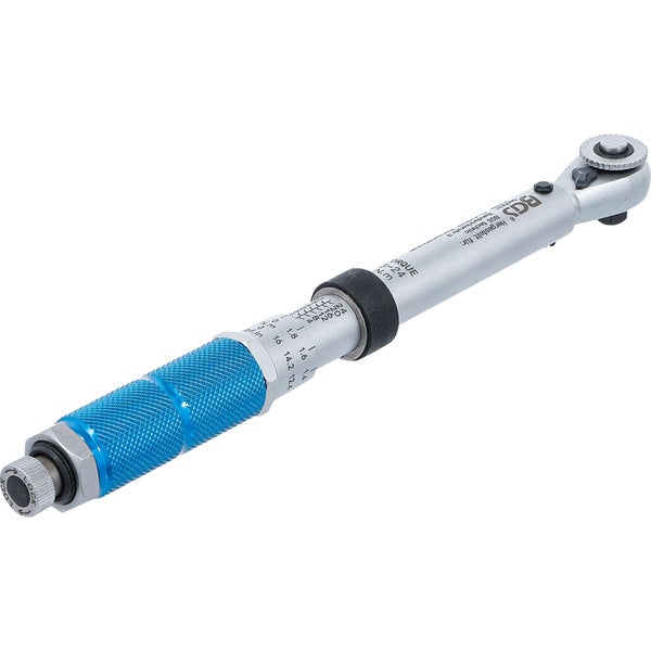 BGS Drehmomentschlüssel Abtrieb Außenvierkant 6,3 mm (1/4) 3 - 24 Nm - 72089