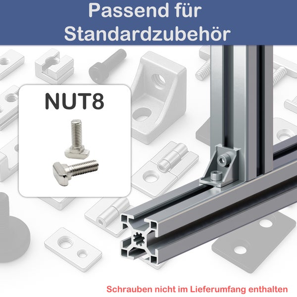 Nut 8 Schraube für Standardzubehör