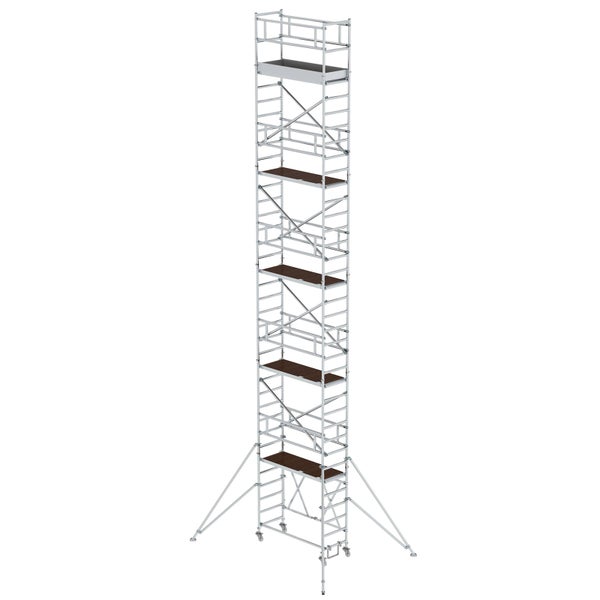 Fahrgerüst mit mehreren Ebenen und Rollen