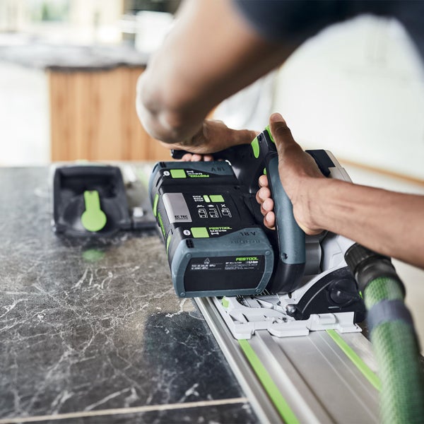 Festool Akku-Tauchsäge TSC 55 5,0 KEBI-Plus/XL-FS / 2x 5,0 Ah + Ladegerät im Systainer - 577391
