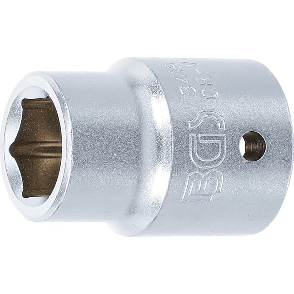 BGS Steckschlüssel-Einsatz Sechskant Antrieb Innenvierkant 20 mm (3/4) SW 19 mm - 3419