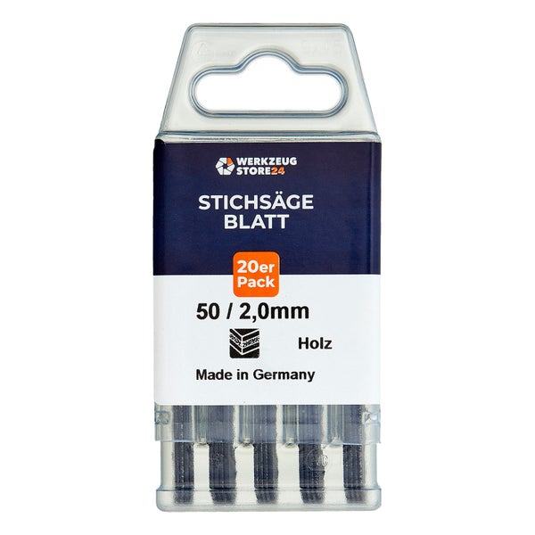 WS24 20x CV-Stichsägeblatt gefräst/geschränkt GL 75 VL 50 mm gerade - WS24-100023