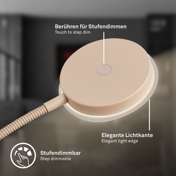 LED Stehlampe LED Stehleuchte Standleuchte Wohnzimmer Dimmbar Touch Leselampe