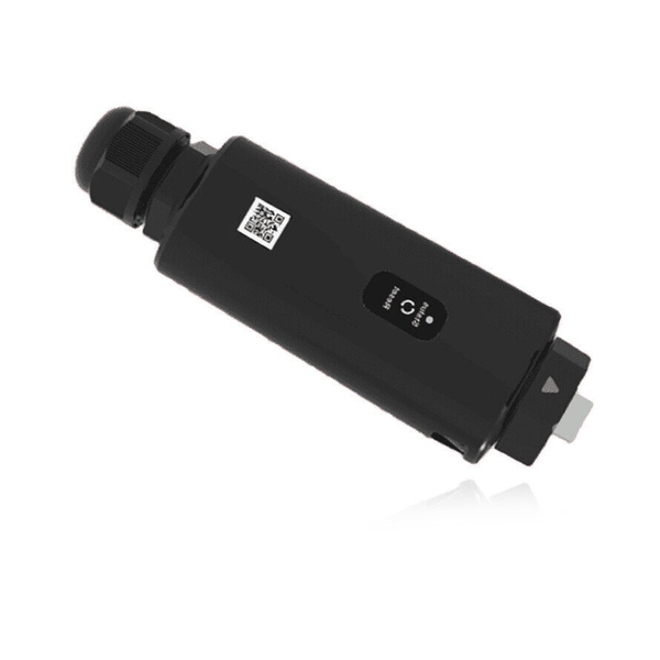 Schwarzer Energiezähler für den Innenbereich