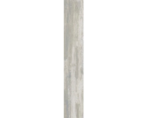 Wand- und Bodenfliese Chalet 2.0 silver grey 20x120 cm matt rektifiziert