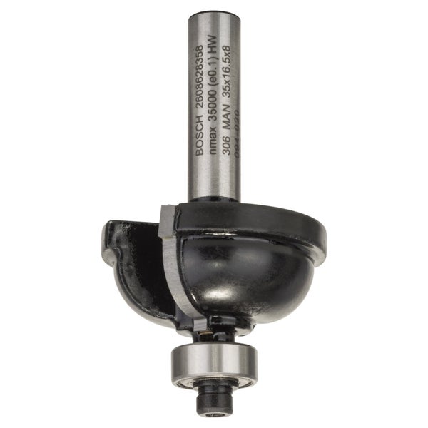 Bosch Abrundfräser 35 x 16,5 x 8 Millimeter