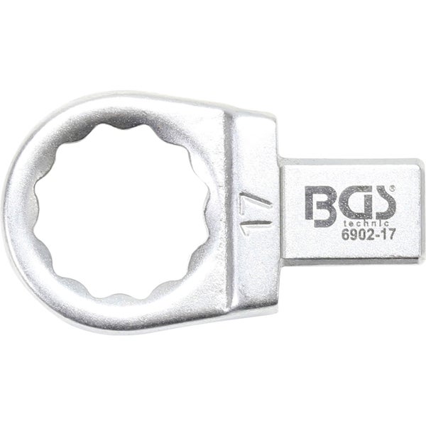 BGS Einsteck-Ringschlüssel 17 mm Aufnahme 9 x 12 mm - 6902-17