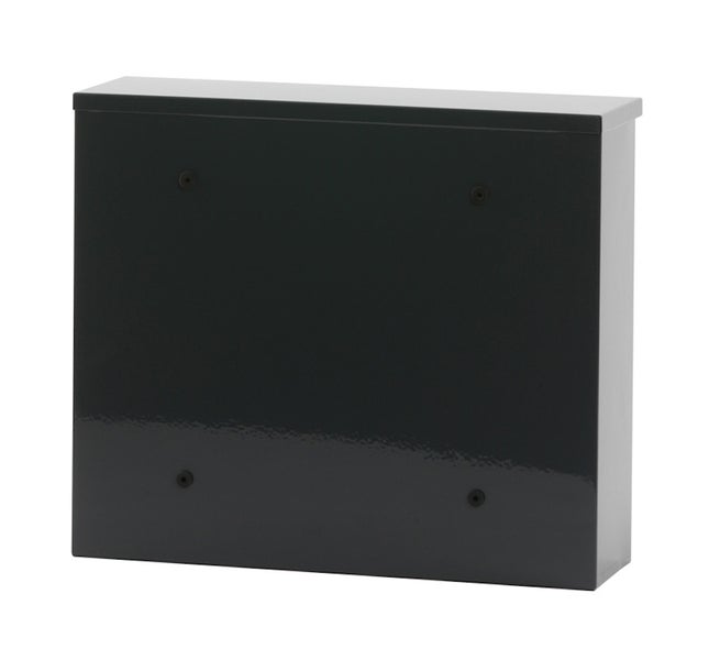 PROREGAL Wandbriefkasten Granadan Aus Stahl Mit Einwurfsklappe HxBxT 31,5 x 36 x 11 cm Einwurföffnung 32 x 4 cm Anthrazit