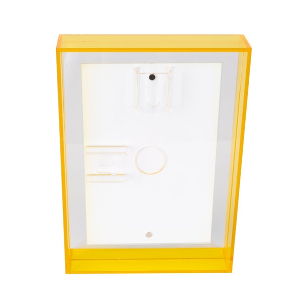 Bilderrahmen | Foto | Fotorahmen | Neon | Wechselrahmen | Gelb| Format: 10x15cm