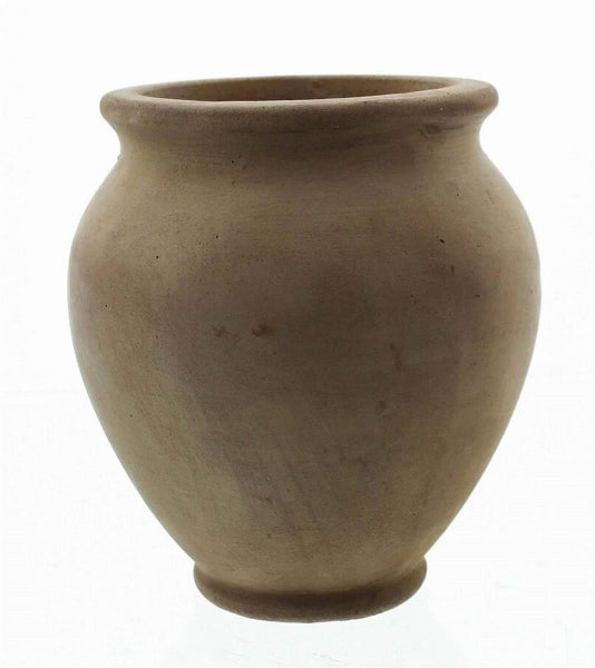 Dekoleidenschaft Pflanztopf Terracotta 20 cm hoch, rustikal, braun, schwere Qualität, Vintage Blumentopf, Übertopf, Pflanzgefäß, Gartendeko für Draußen