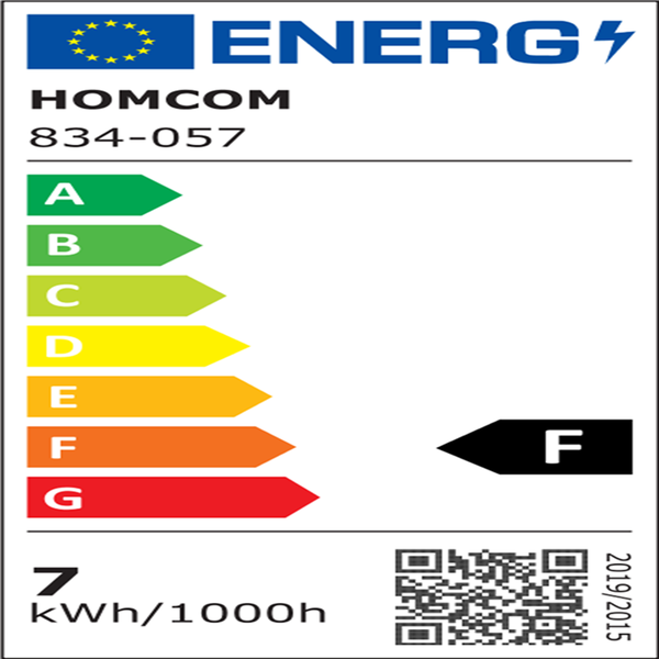 HOMCOM Badspiegel mit Ablage LED Lichtspiegel Badezimmerspiegel Wandspiegel 15W WC Spiegel Wasserdicht 50 x 15,5 x 70 cm