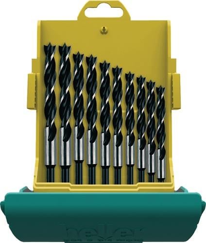 heller CV Holzspiralbohrersatz 10tlg. - 24646