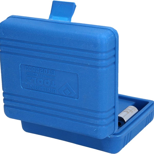 Brilliant Tools Universal Stecknuss Satz mit drei Teilen in blauer Aufbewahrungsbox