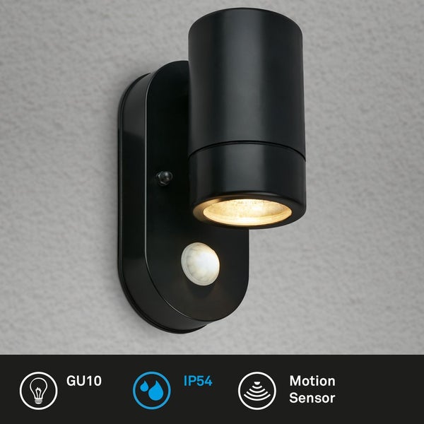 Wandlampe Außenleuchte Außenbeleuchtung Hauswand Bewegungsmelder Warmweiß