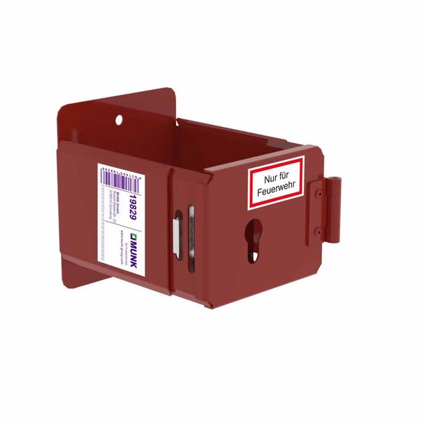 Feuerwehrschlauchhalterung mit dem Hinweis Nur für Feuerwehr